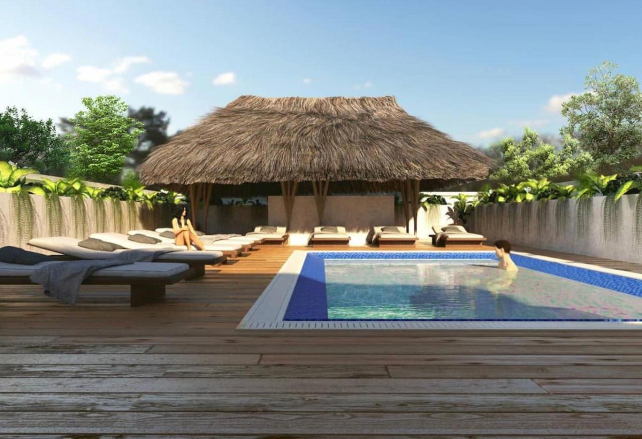 Nano Studio Rooftop Pool Tulum Bagian luar foto